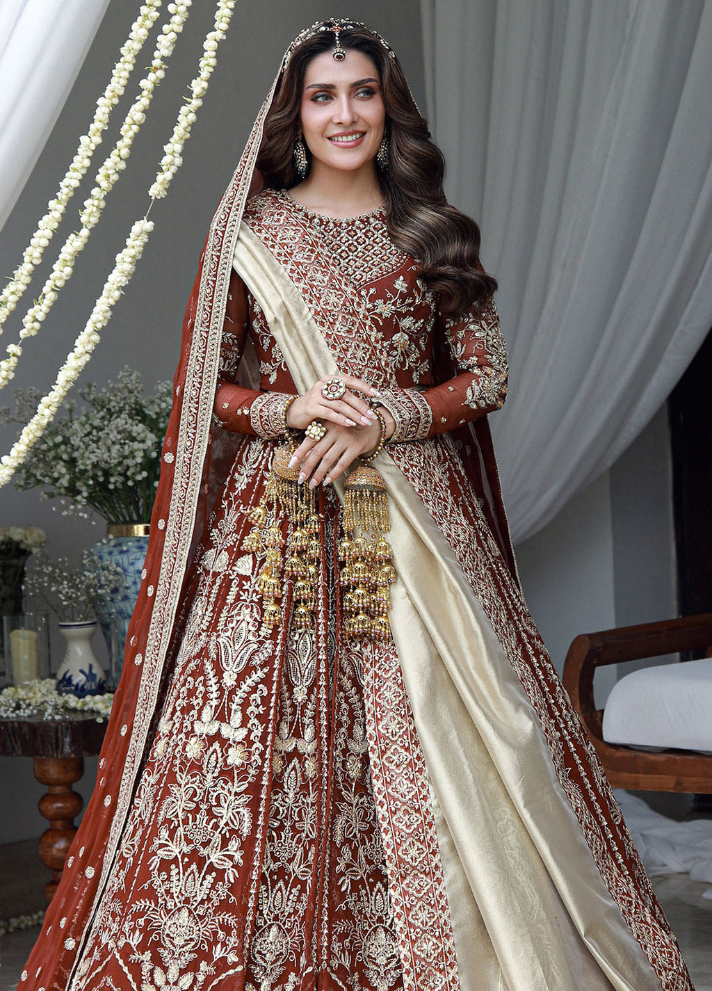 Gulmina | Embroidered Chiffon 3-Piece Unstitched Suit