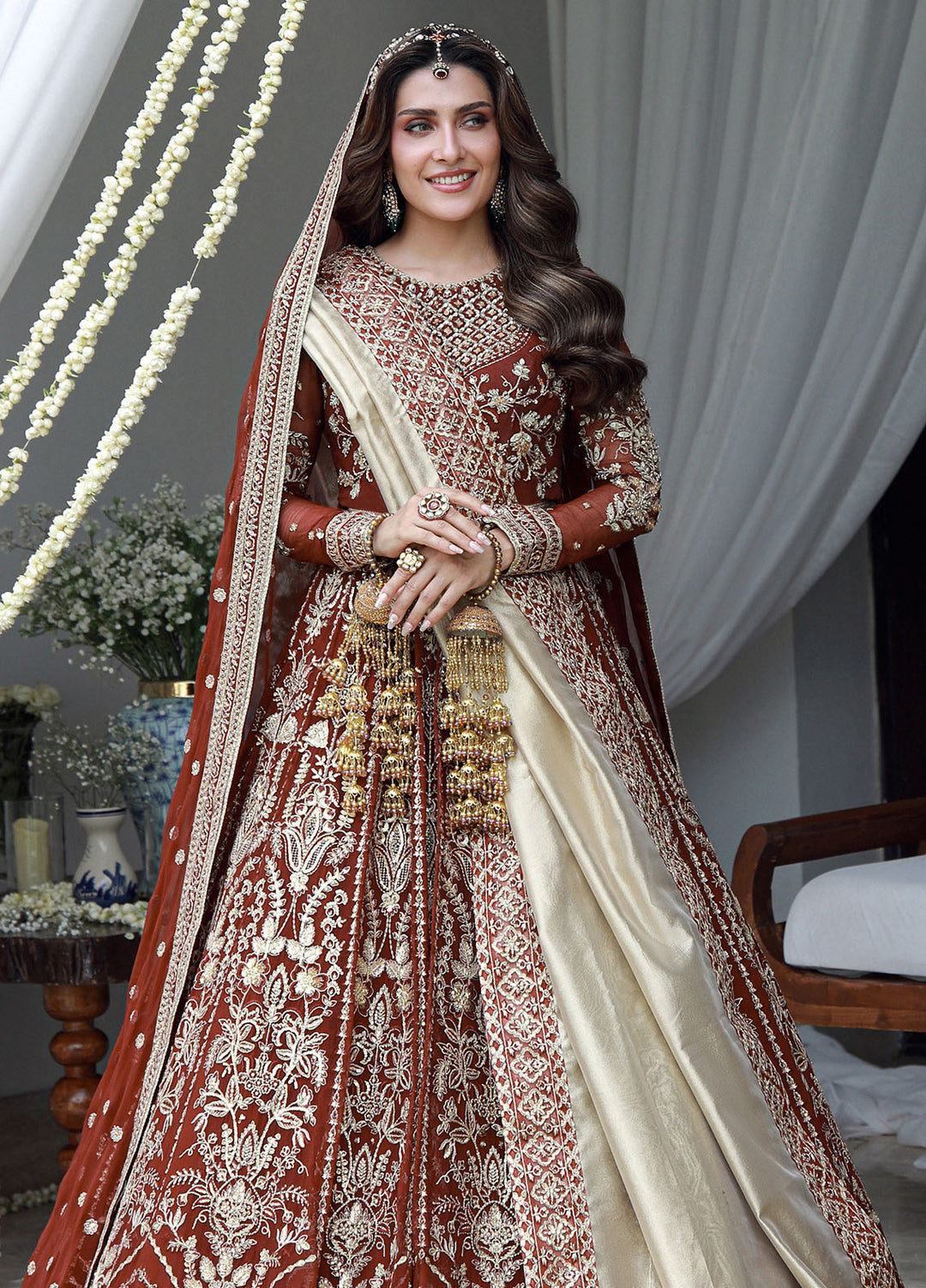 Gulmina | Embroidered Chiffon 3-Piece Unstitched Suit