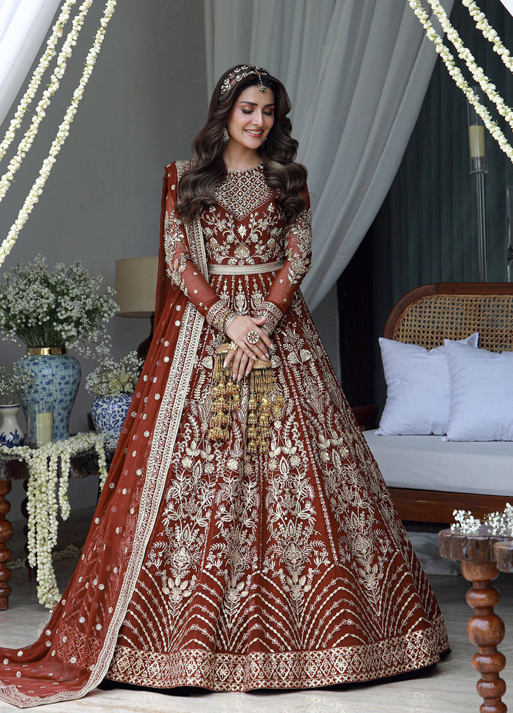 Gulmina | Embroidered Chiffon 3-Piece Unstitched Suit