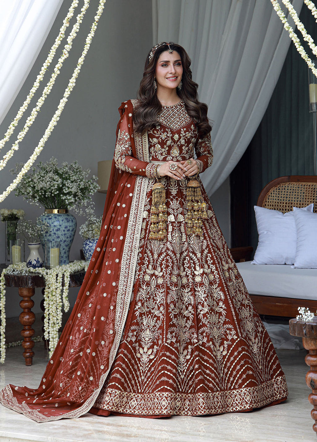 Gulmina | Embroidered Chiffon 3-Piece Unstitched Suit