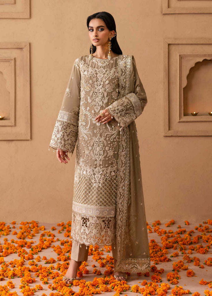 Shehrzadi by Emaan Adeel Embroidered Chiffon 3 piece