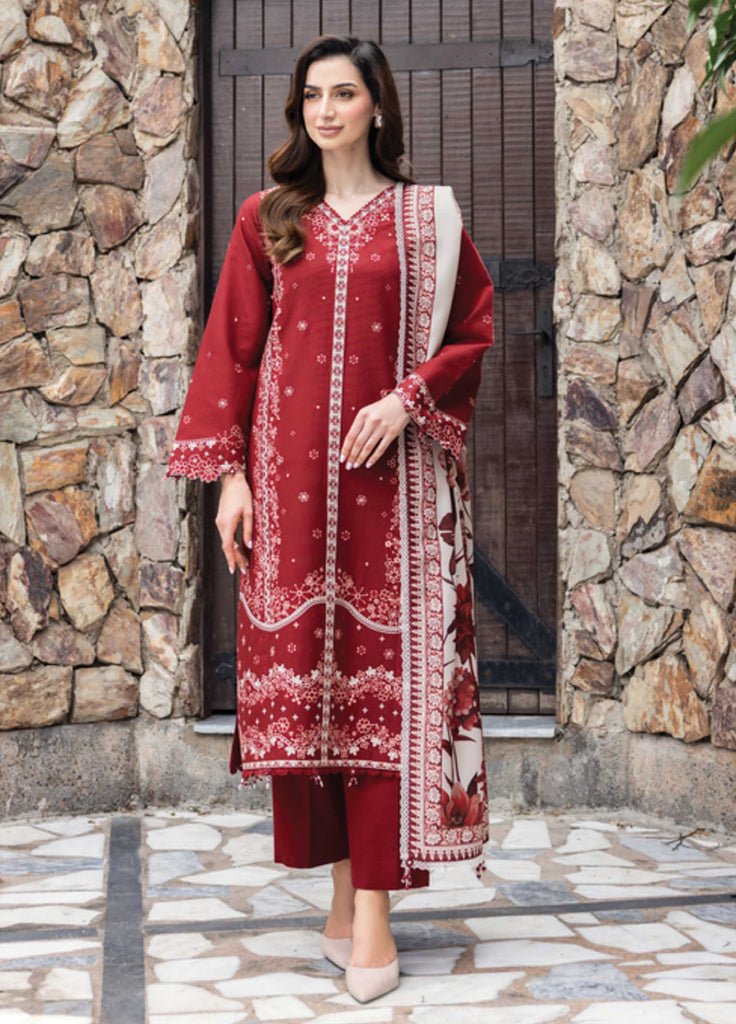 Khaddar Suits Embroidered  3 Piece