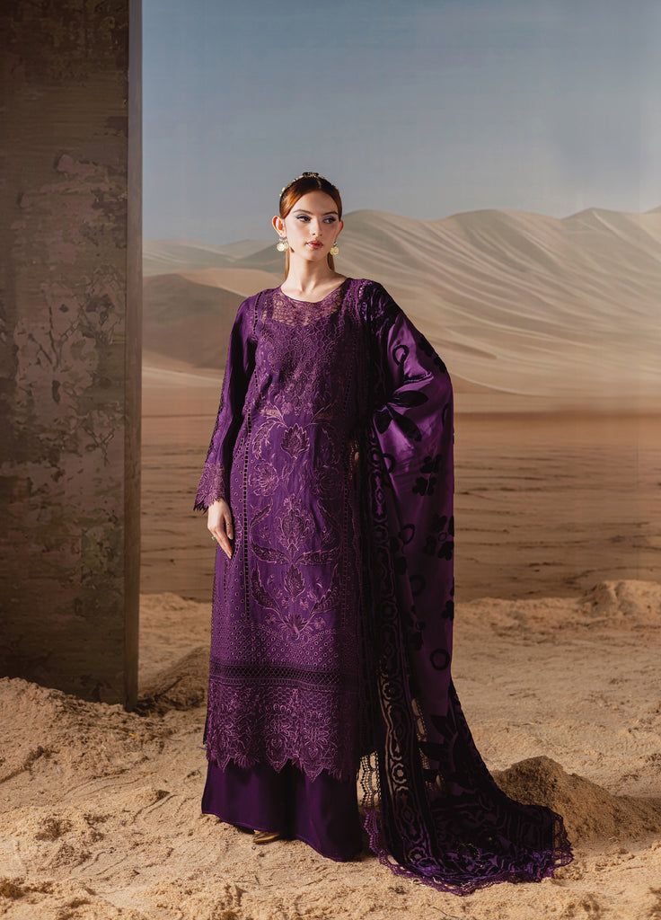 Amelia by Mahnur Stitched Luxury Cotrai Embroidered 3 Piece Suits AM-010 - Winter Collection