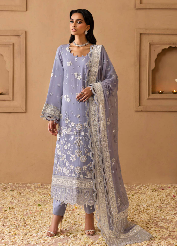Shehrzadi by Emaan Adeel  Embroidered Chiffon 3 piece