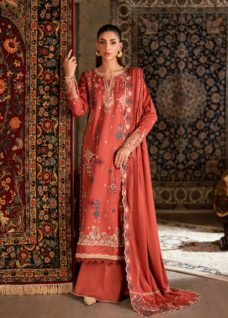 Shades Of Winter by Florent  Marina Twill Embroidered Suits 3 Piece