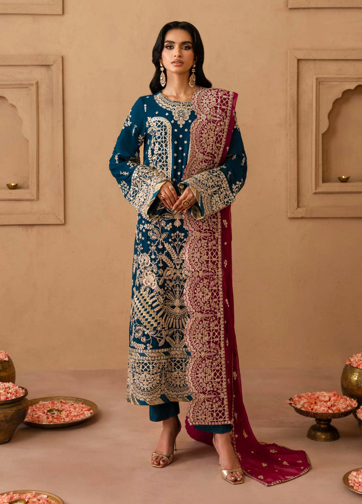 Shehrzadi by Emaan Adeel Embroidered Chiffon 3 piece