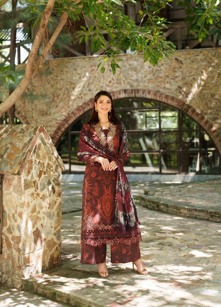 Meraki by Asifa And Nabeel  Viscose Embroidered Suits 3 Piece