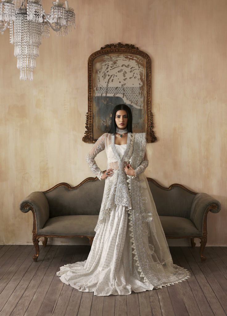 Jahanara by Zarposh Embroidered Organza Suits Unstitched 3 Piece