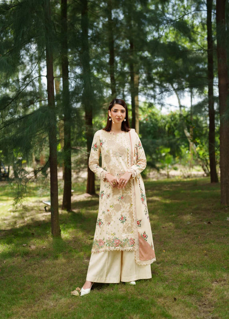 Meraki by Asifa And Nabeel Viscose Embroidered Suits 3 Piece