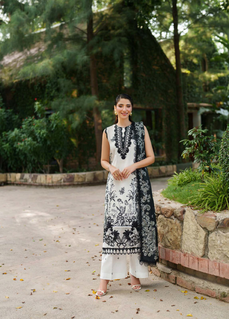 Meraki by Asifa And Nabeel Unstitched Viscose Embroidered Suits 3 Piece AN25MW ANM-02-Ember Glow - Winter Collection