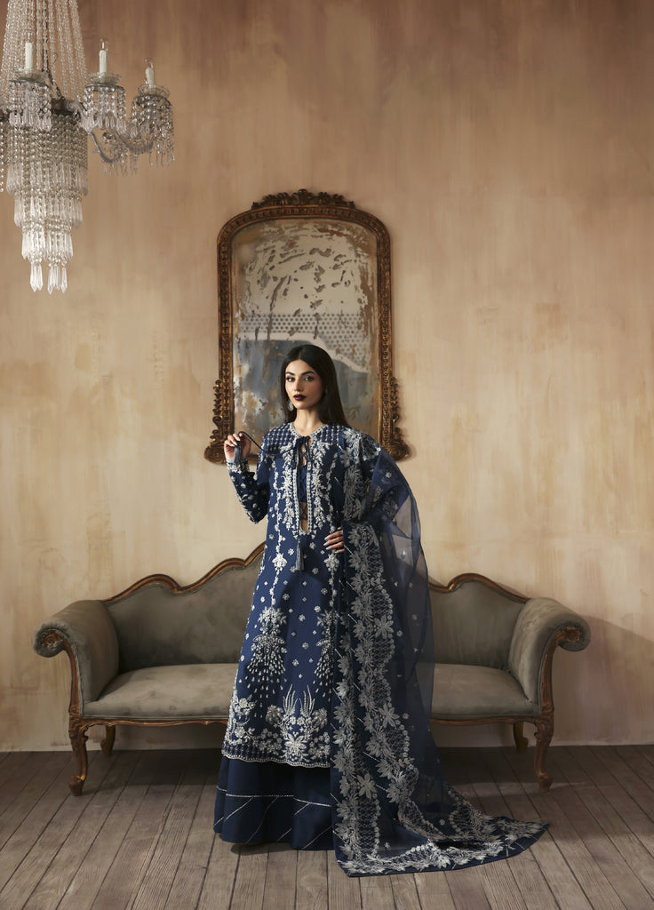 Jahanara by Zarposh Embroidered Raw Silk Suits Unstitched 3 Piece