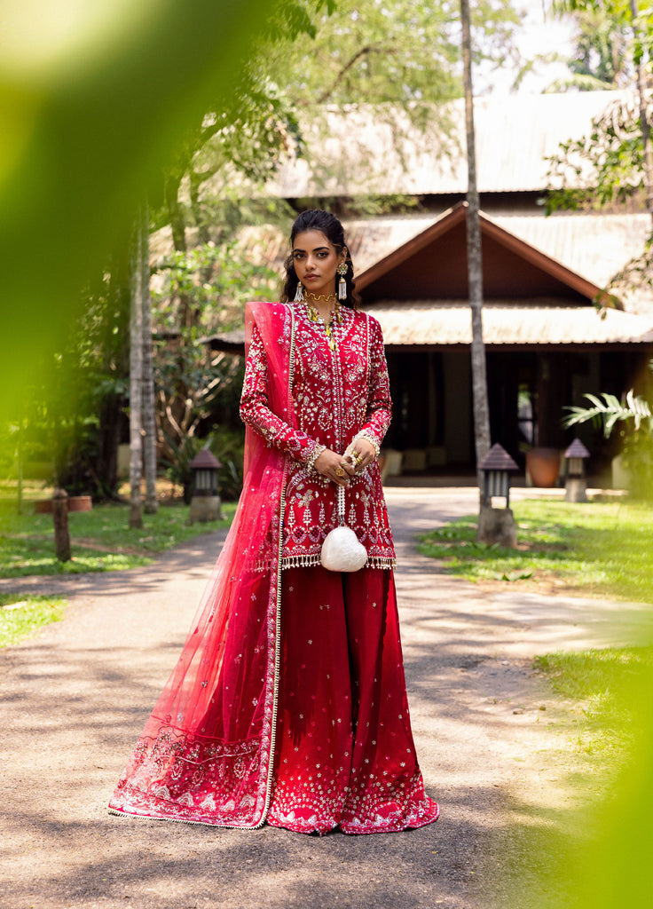 Saira Rizwan Raw Silk Embroidered Suits 3 Piece