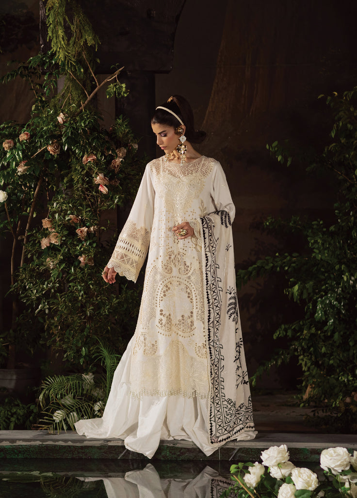 Amelia by Mahnur  Luxury Cotrai Embroidered 3 Piece Suits