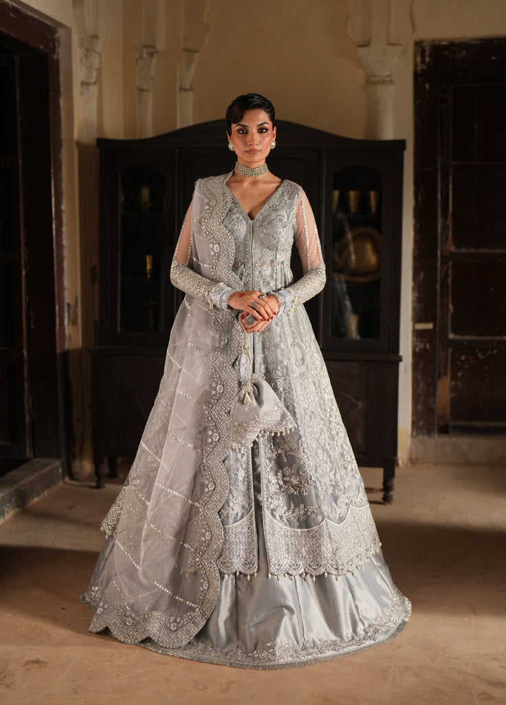 Dastan E Ishq by Ajr Festive Embroidered Net 3 Piece Suits