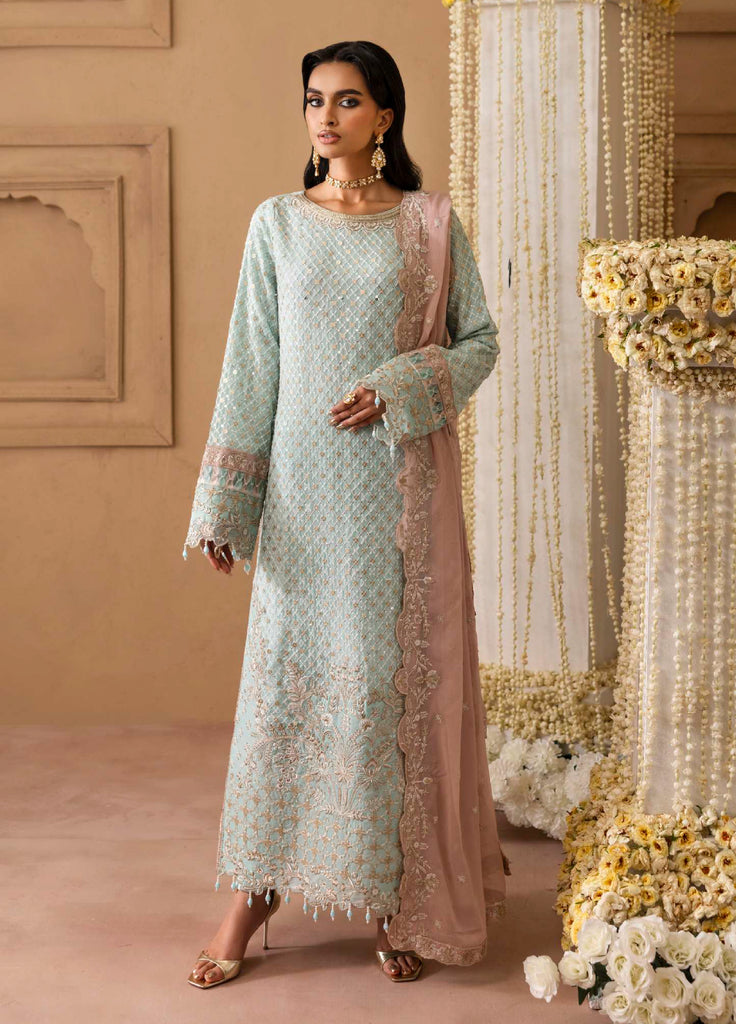 Shehrzadi by Emaan Adeel  Embroidered Chiffon 3 piece