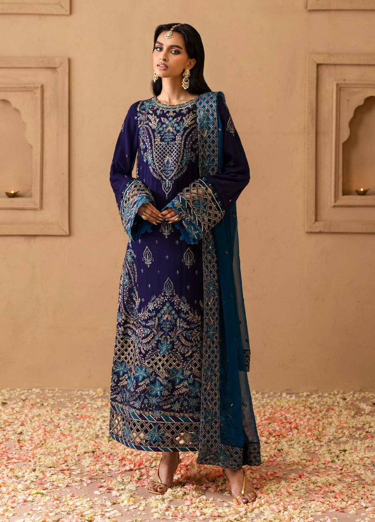 Shehrzadi by Emaan Adeel  Embroidered Chiffon 3 piece