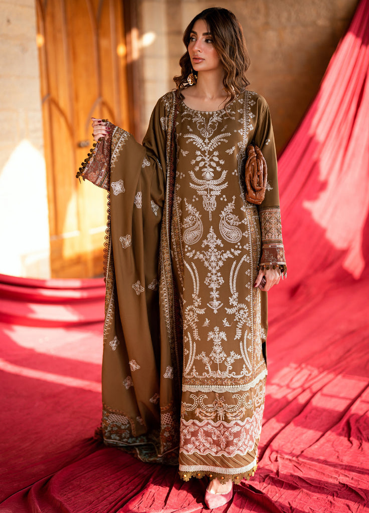 Shades Of Winter by Florent  Marina Twill Embroidered Suits 3 Piece