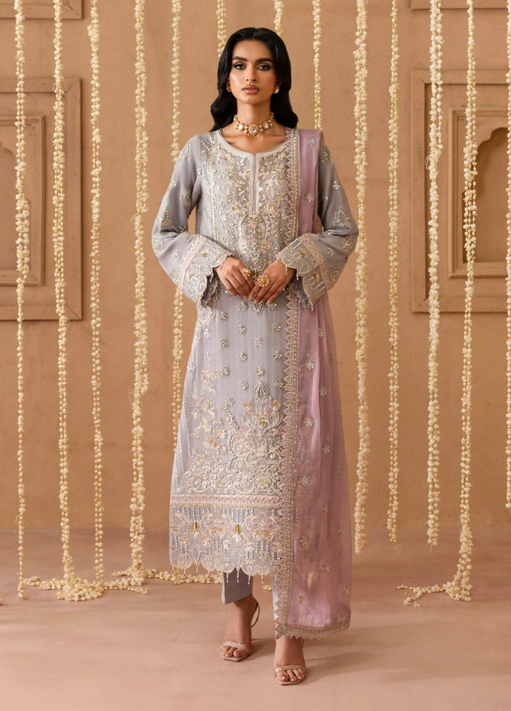 Shehrzadi by Emaan Adeel  Embroidered Chiffon 3 piece