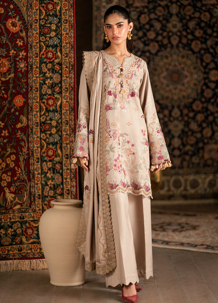 Shades Of Winter by Florent  Marina Twill Embroidered Suits 3 Piece