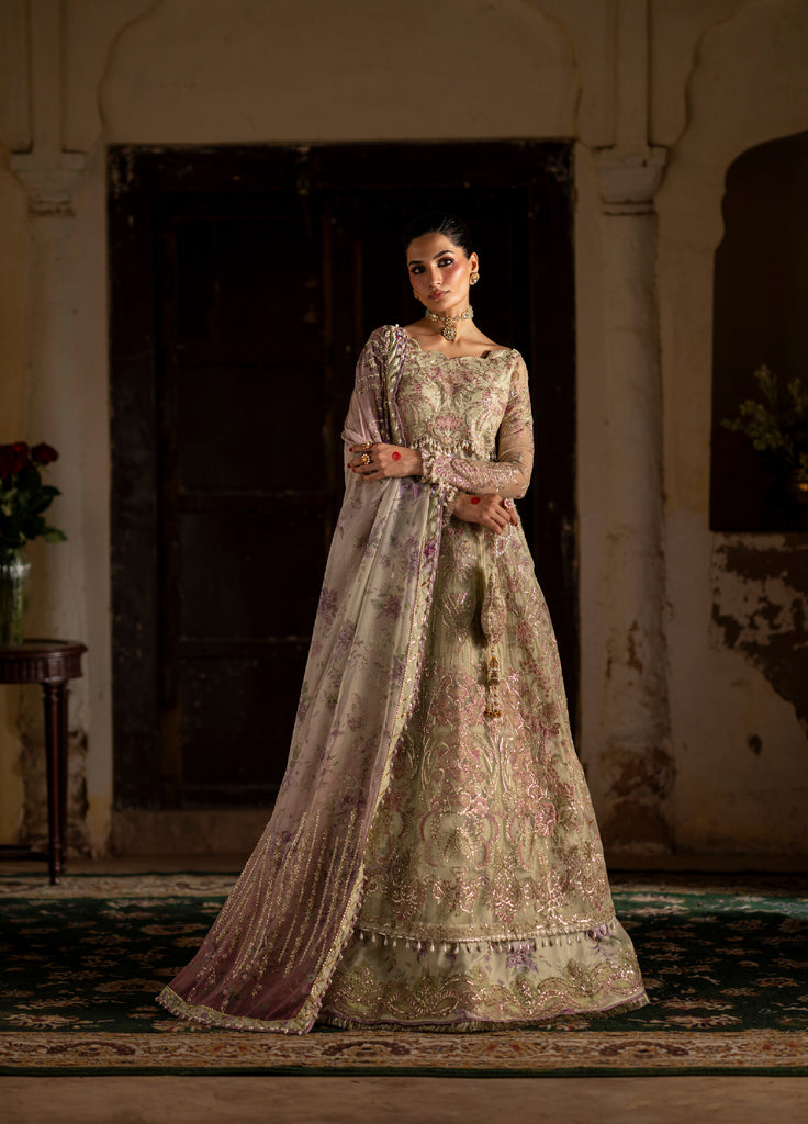 Dastan E Ishq by Ajr Festive EmbroideredNet 3 Piece Suits