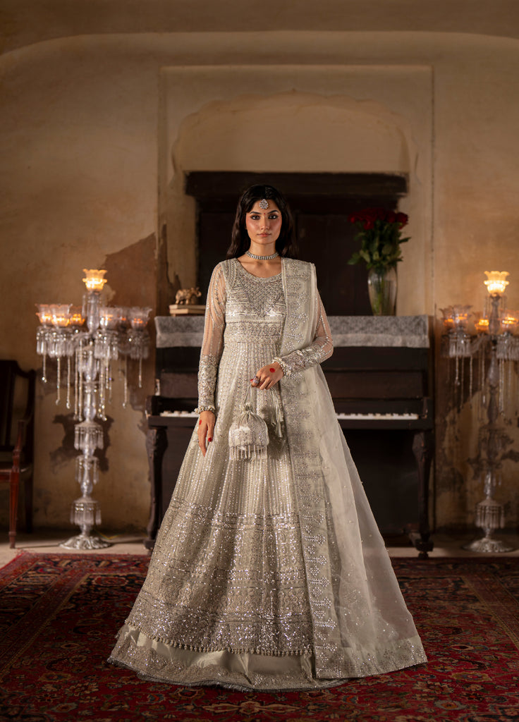 Dastan E Ishq by Ajr Festive Embroidered Net 3 Piece Suits