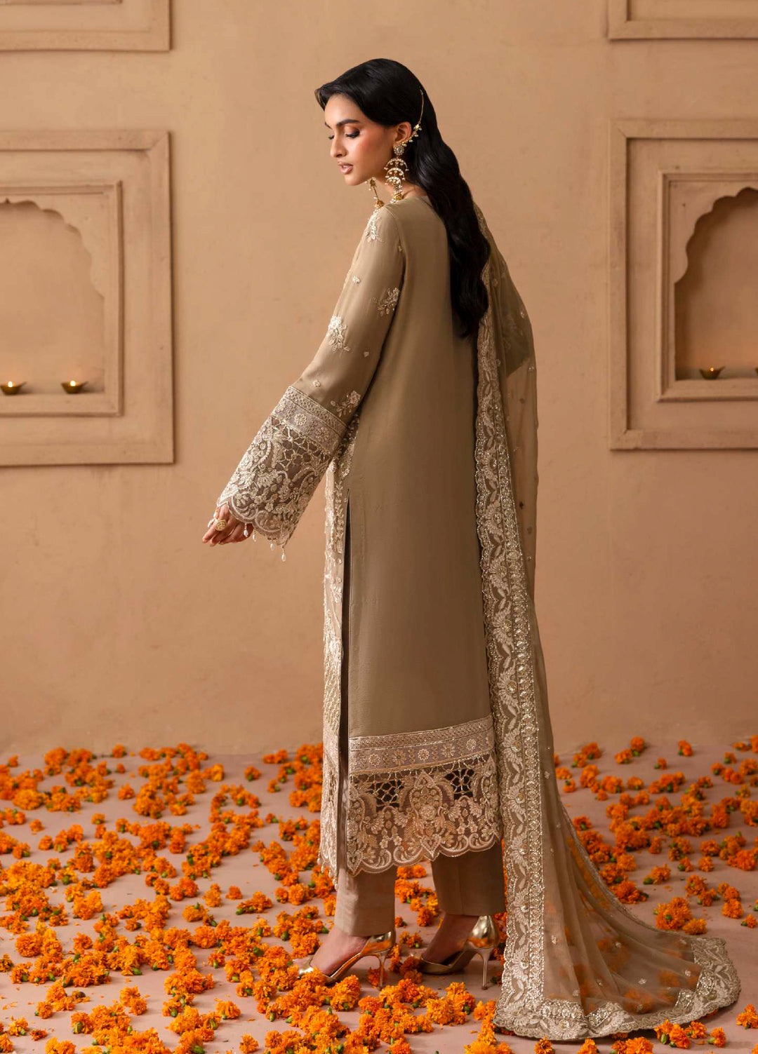 Shehrzadi by Emaan Adeel Embroidered Chiffon 3 piece