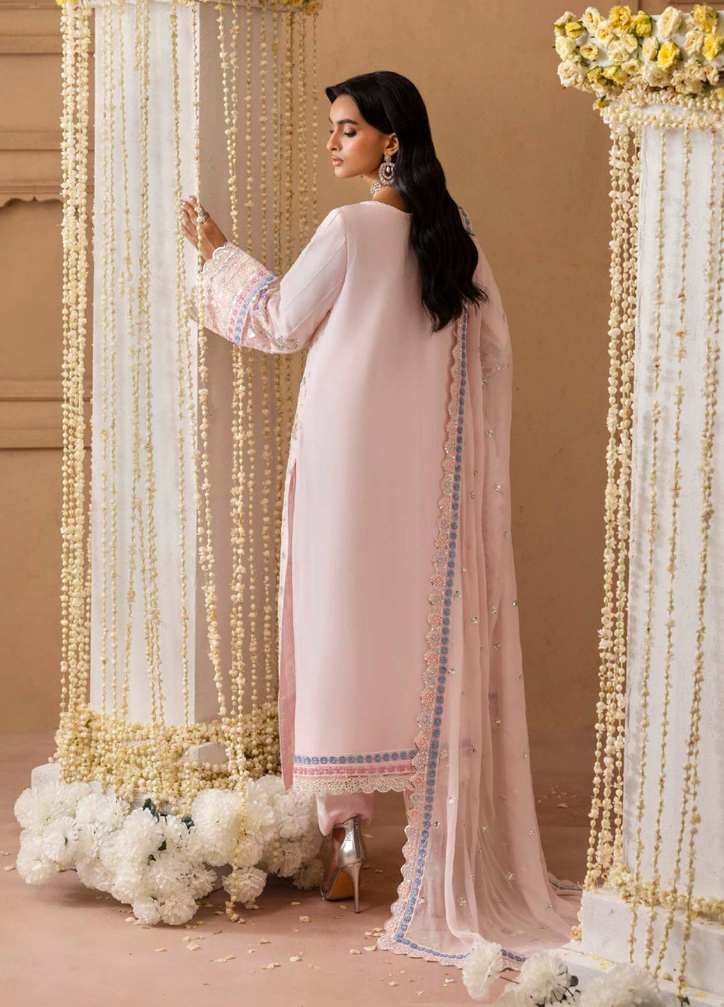 Shehrzadi by Emaan Adeel  Embroidered Chiffon 3 piece