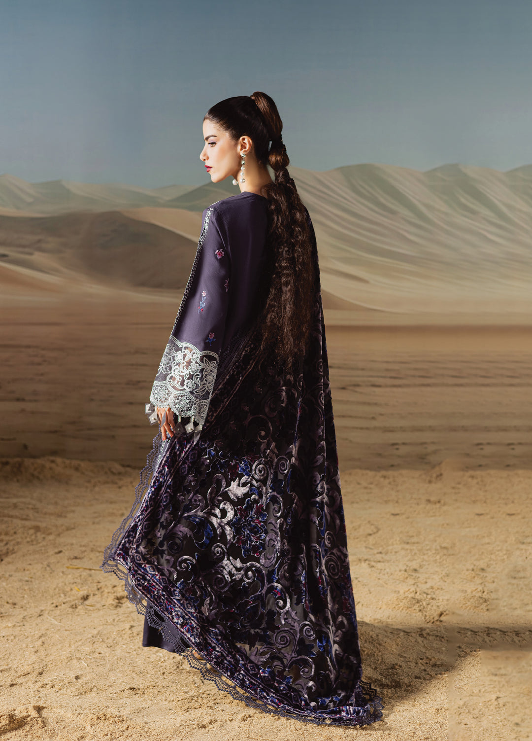 Amelia by Mahnur Stitched Luxury Cotrai Embroidered 3 Piece Suits