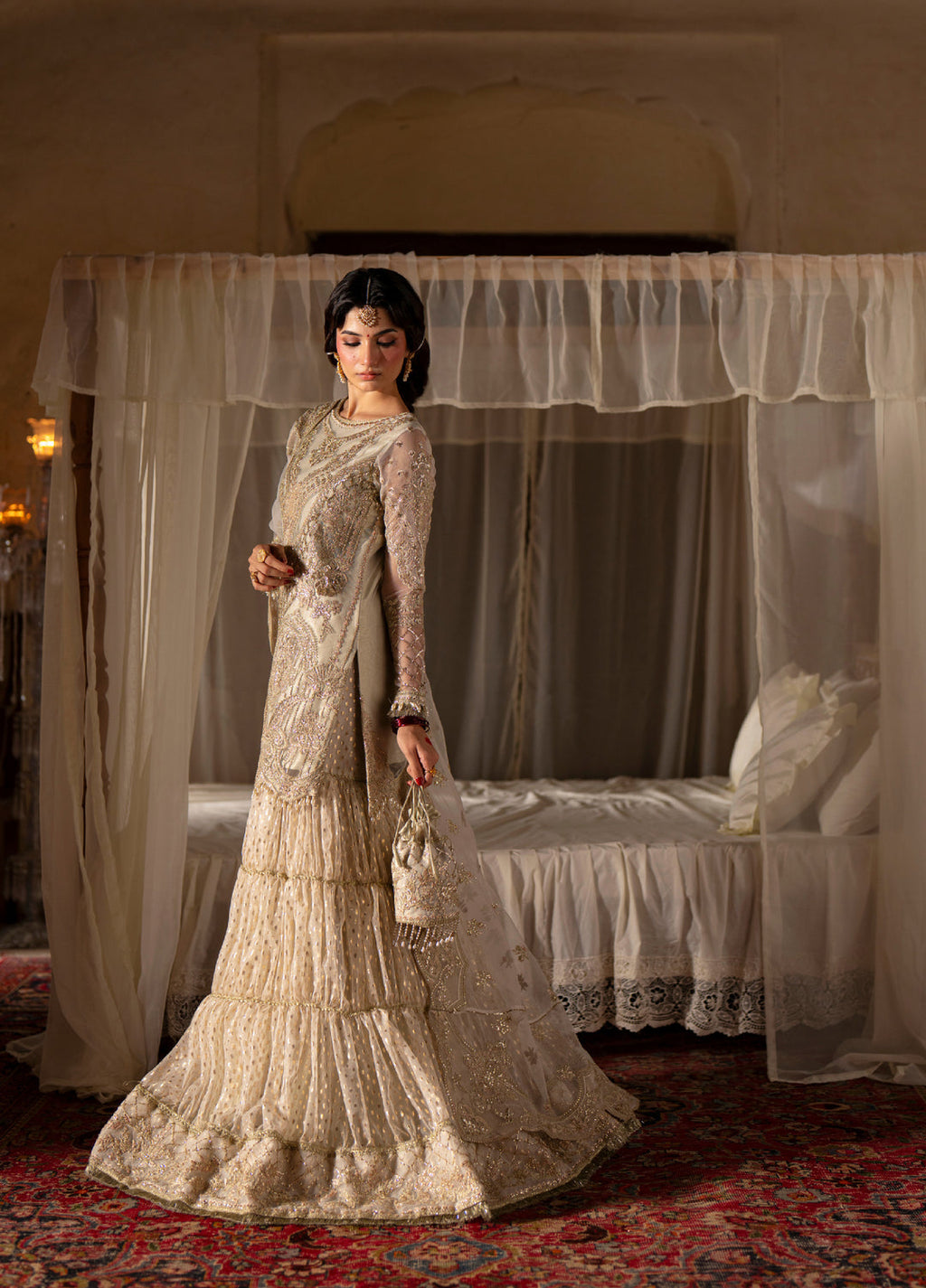 Dastan E Ishq by Ajr Festive Embroidered Organza 3 Piece Suits