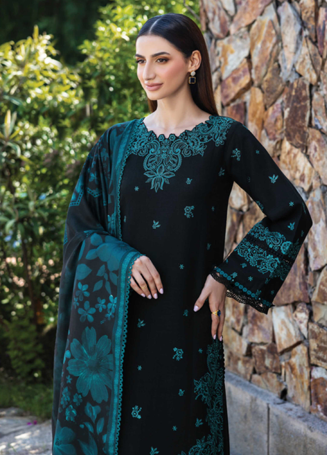 Eminence by Farasha Embroidered Khaddar Suits 3 Piece