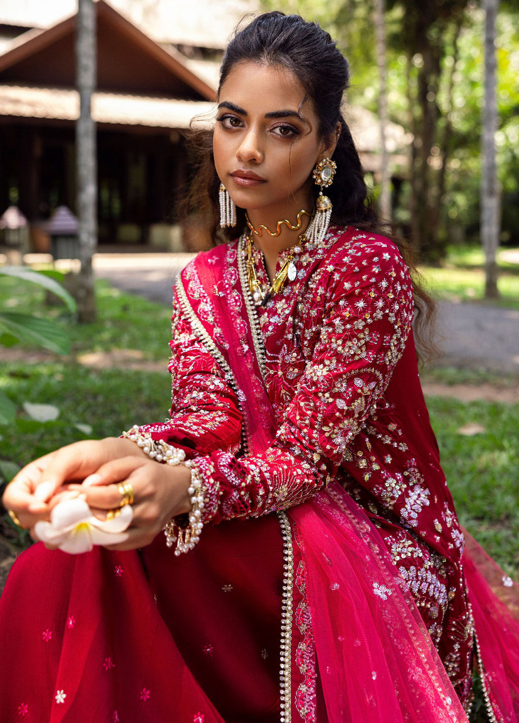 Saira Rizwan Raw Silk Embroidered Suits 3 Piece