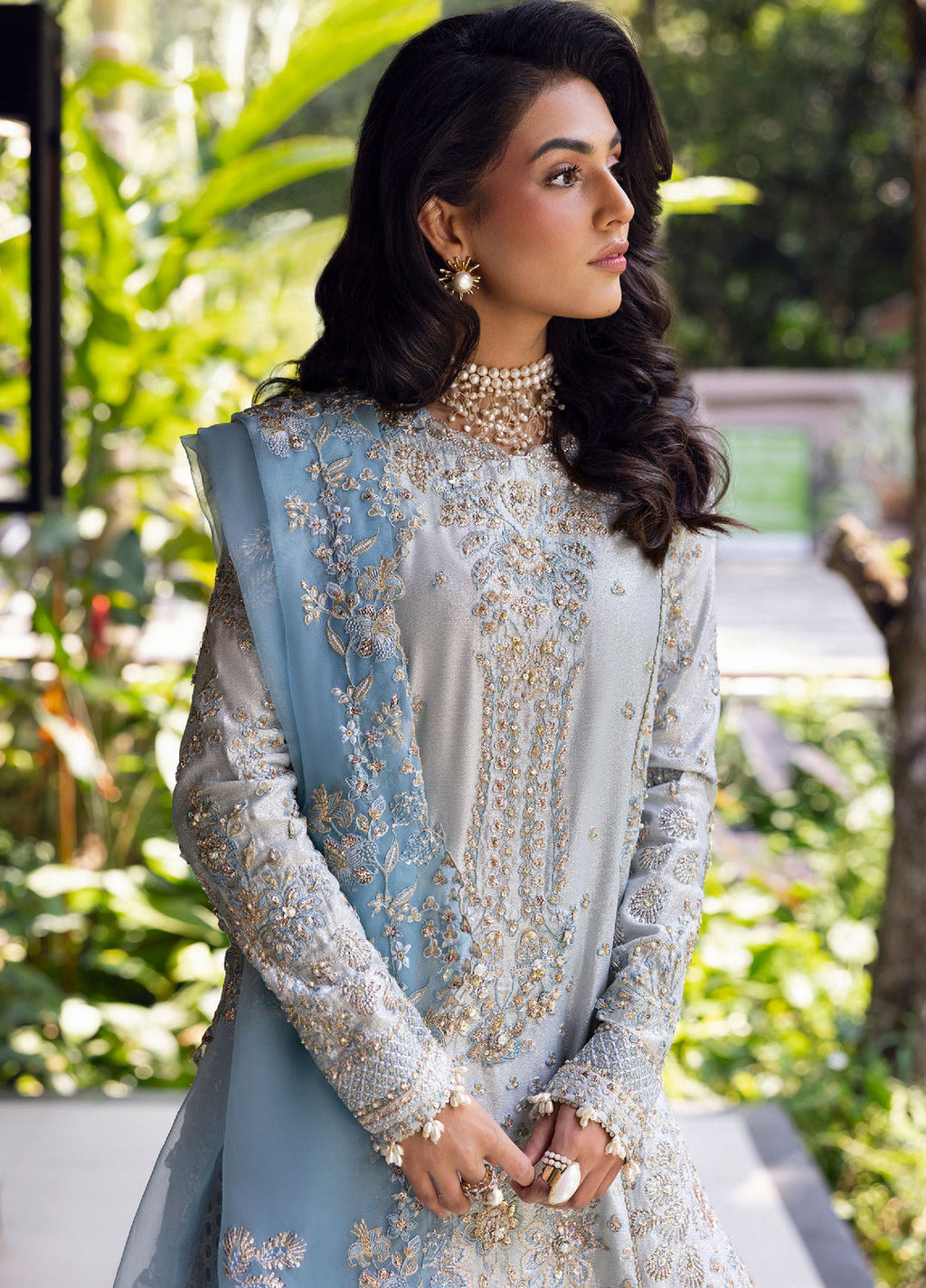 CSaira Rizwan  Tissue Embroidered Suits 3 Piece