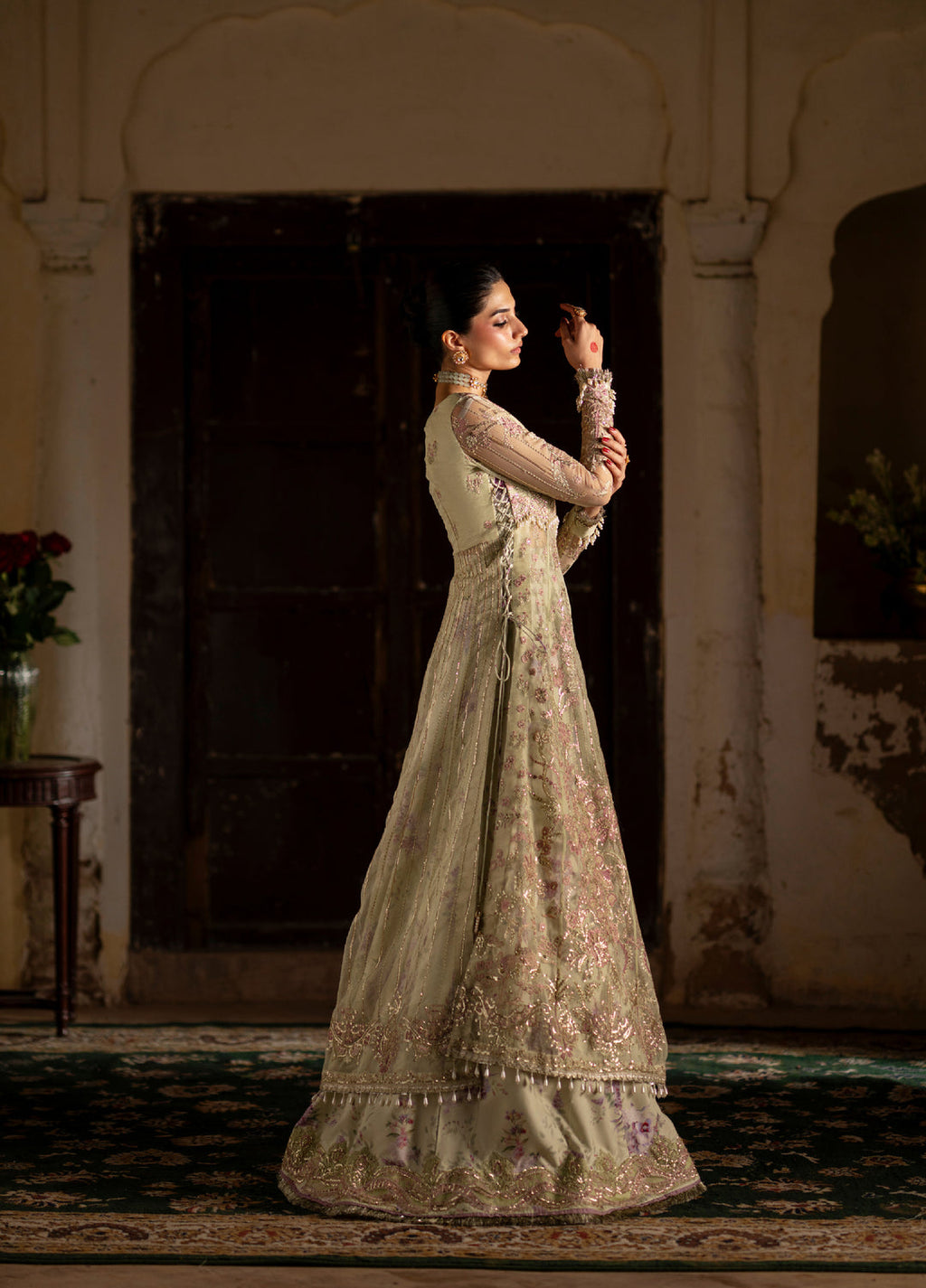 Dastan E Ishq by Ajr Festive Embroidered  Net 3 Piece Suits