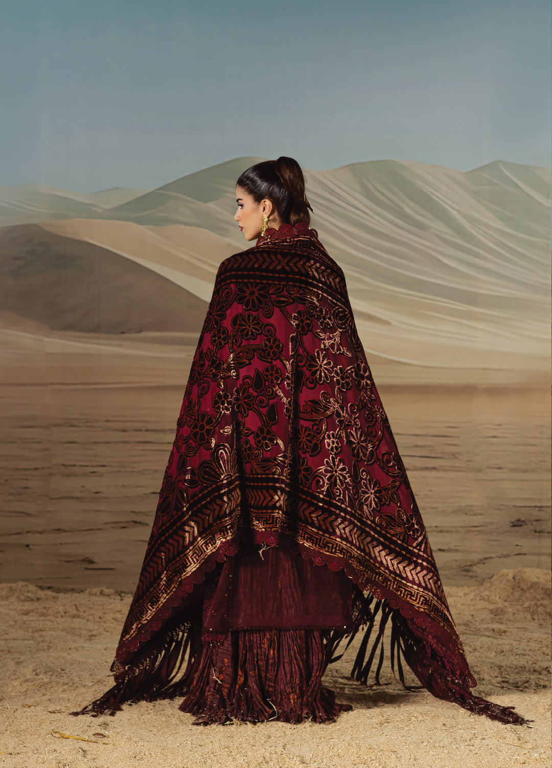 Amelia by Mahnur Luxury Organza Embroidered 3 Piece Suits