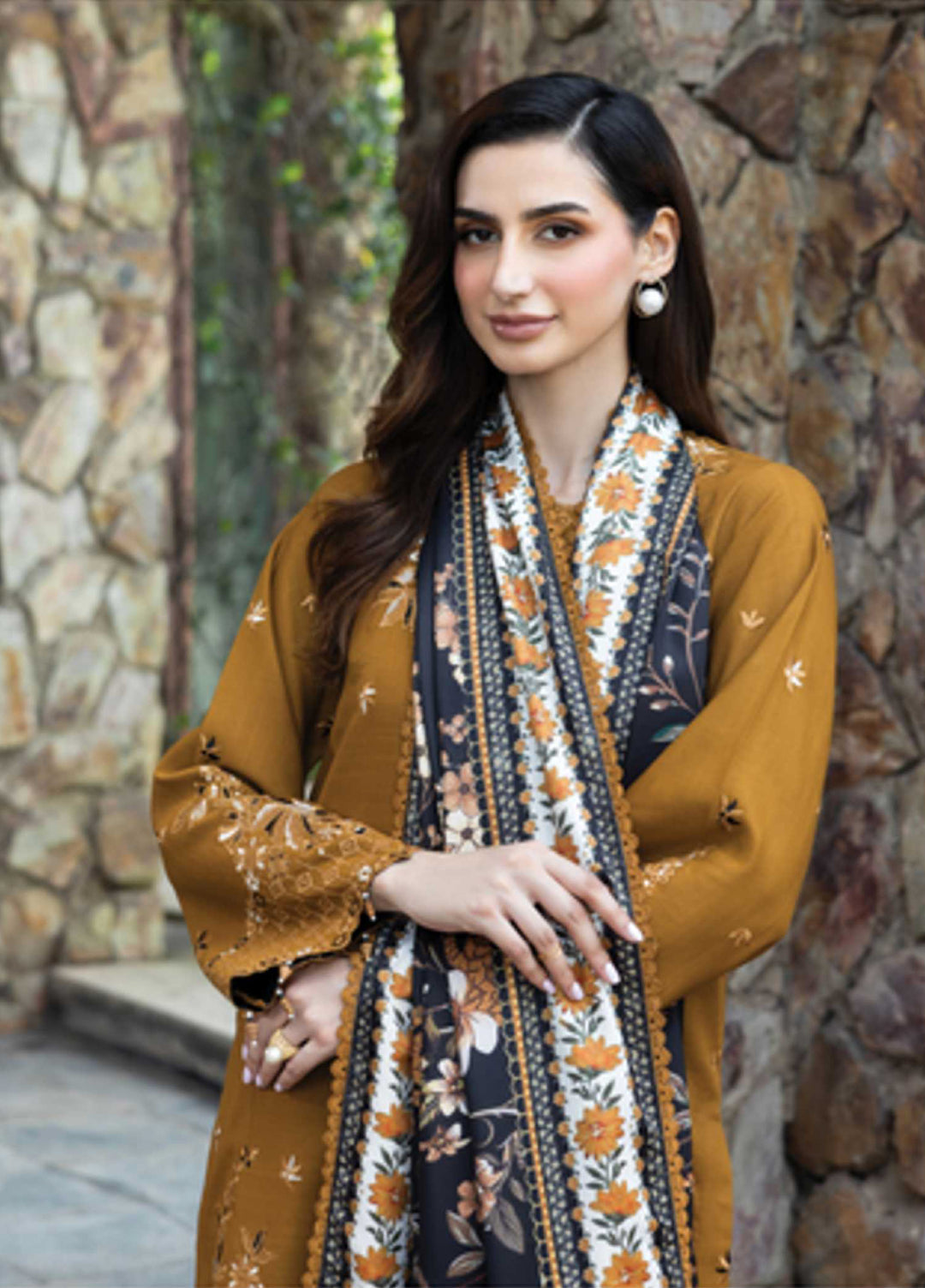 Eminence by Farasha Embroidered Khaddar Suits 3 Piece