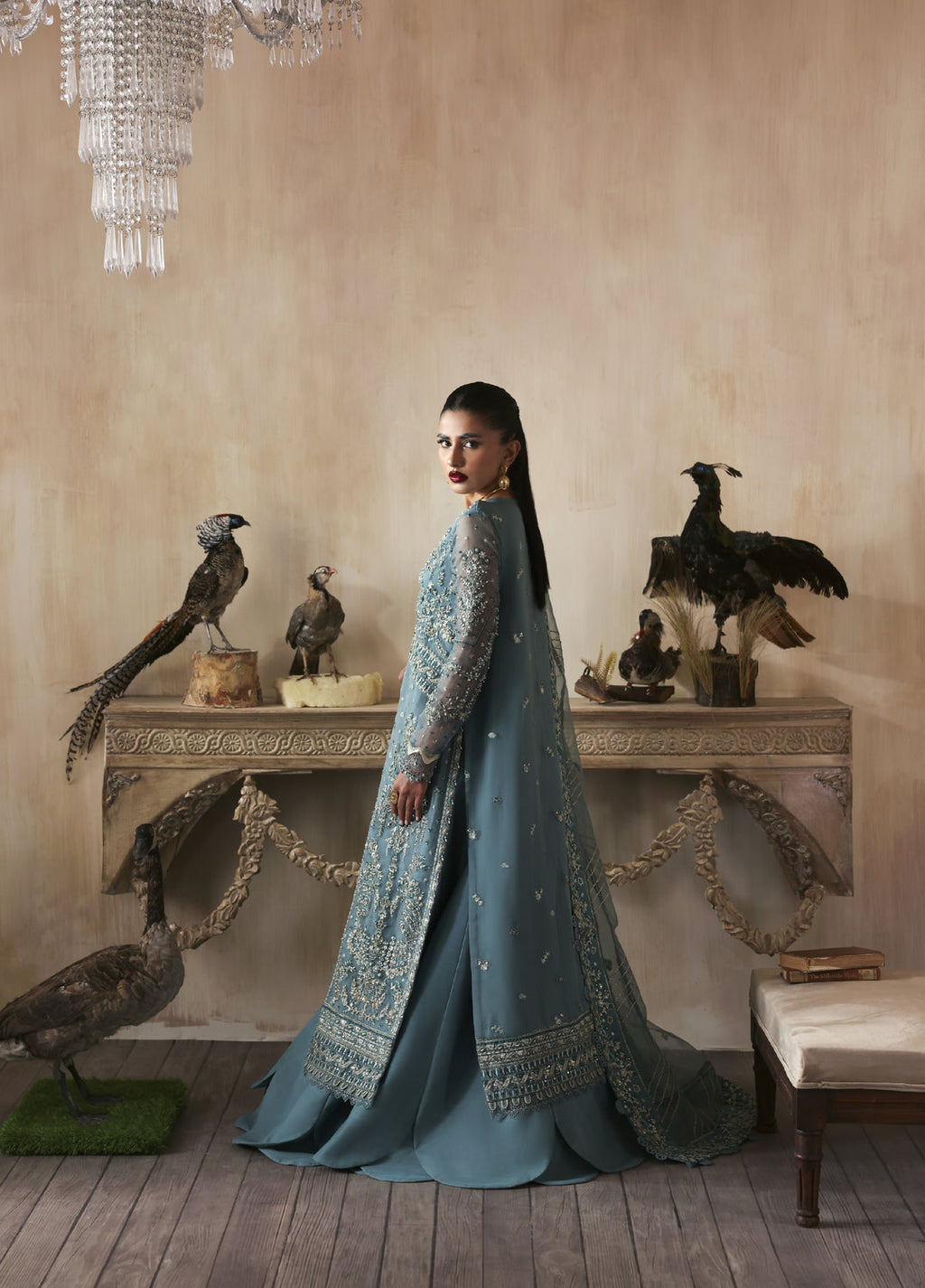 Jahanara by Zarposh Embroidered Organza Suits Unstitched 3 Piece