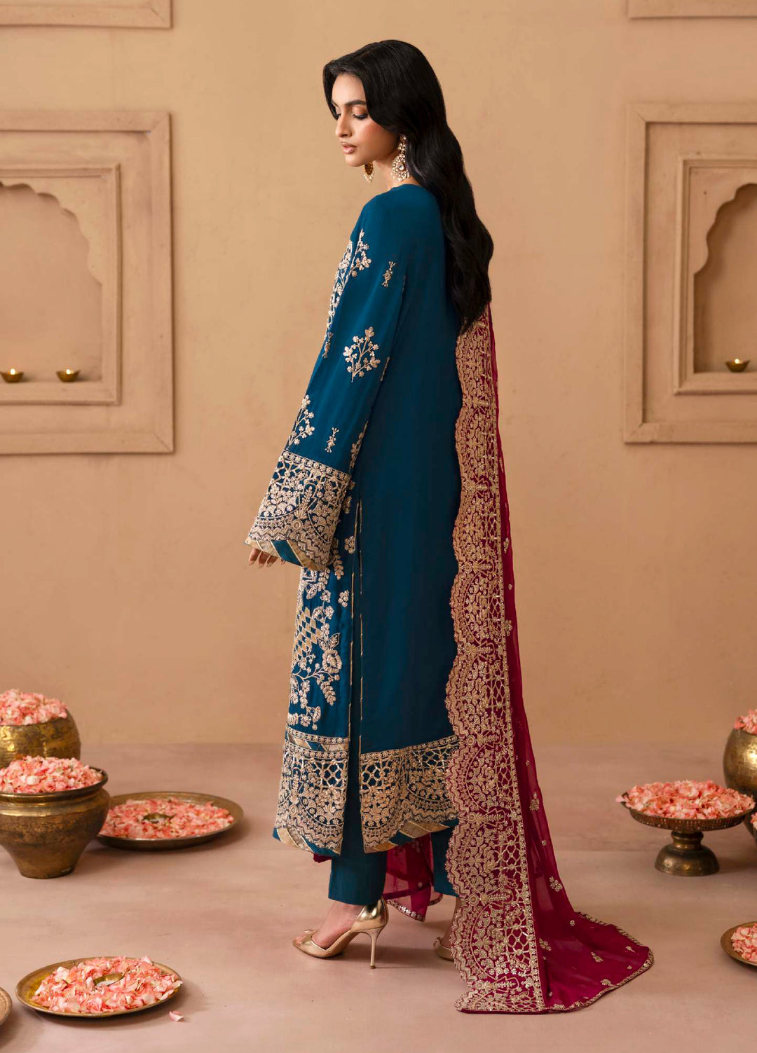 Shehrzadi by Emaan Adeel Embroidered Chiffon 3 piece