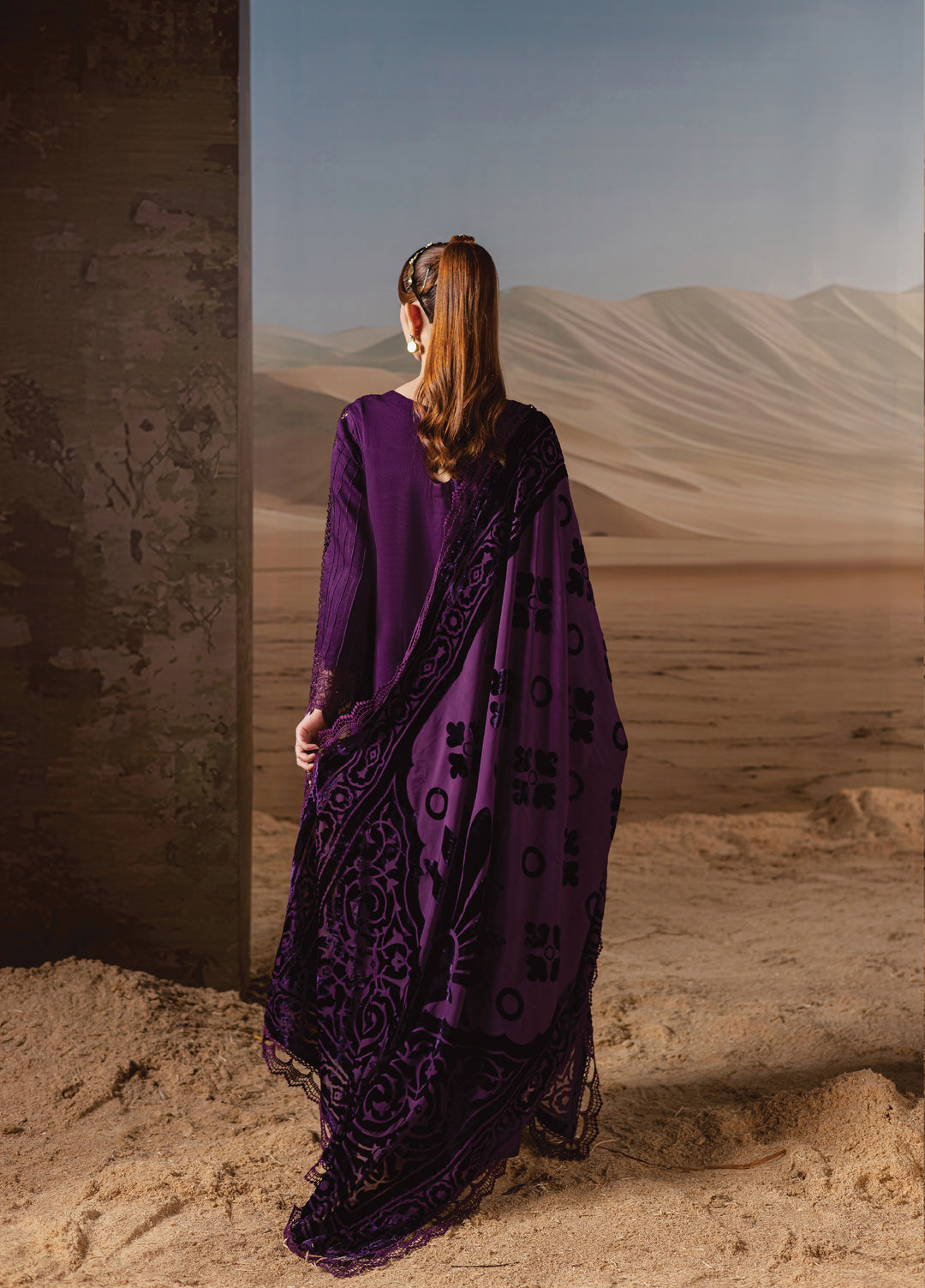 Amelia by Mahnur Stitched Luxury Cotrai Embroidered 3 Piece Suits AM-010 - Winter Collection