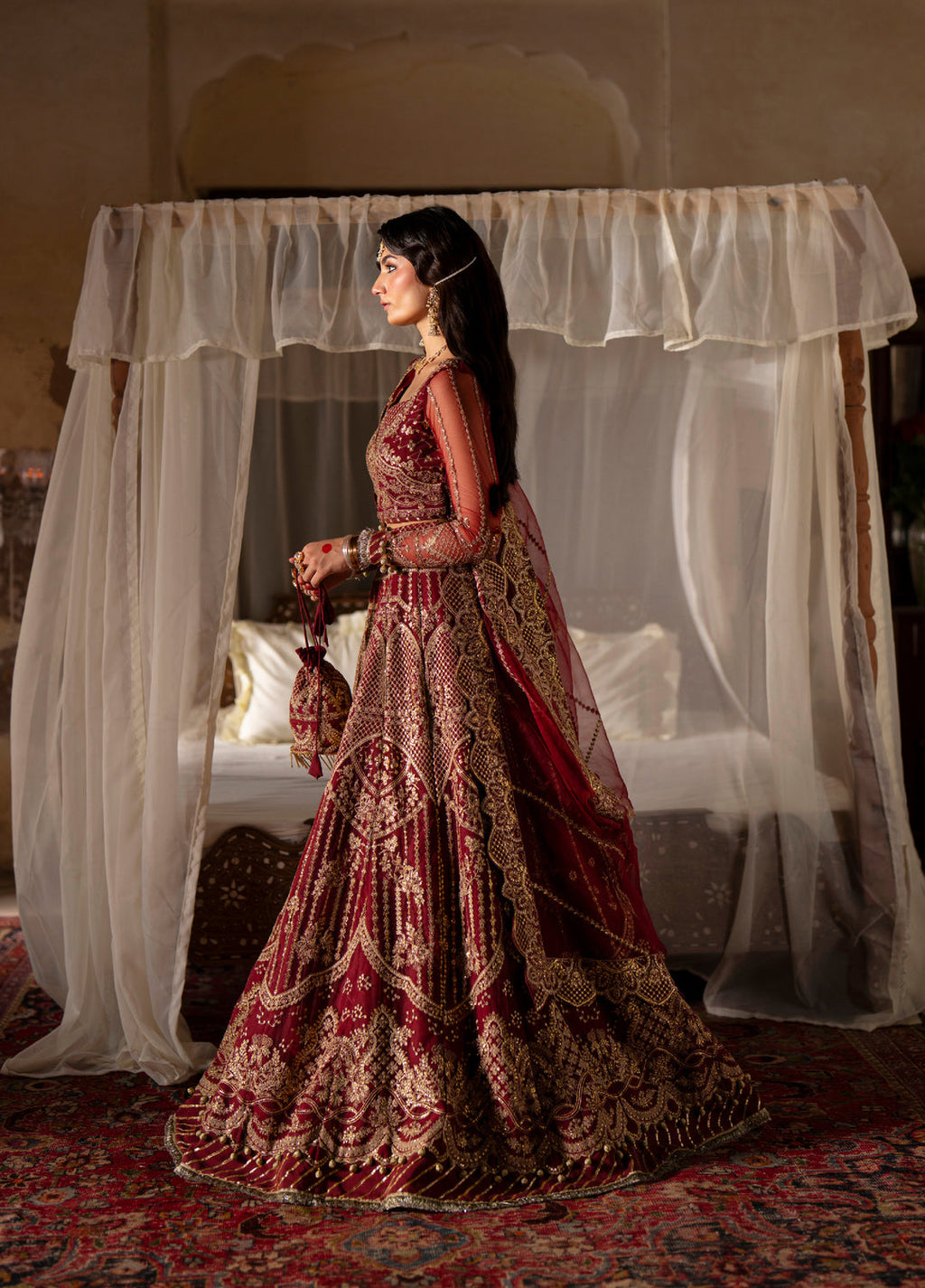 Dastan E Ishq by Ajr Festive Embroidered  Organza 3 Piece Suits