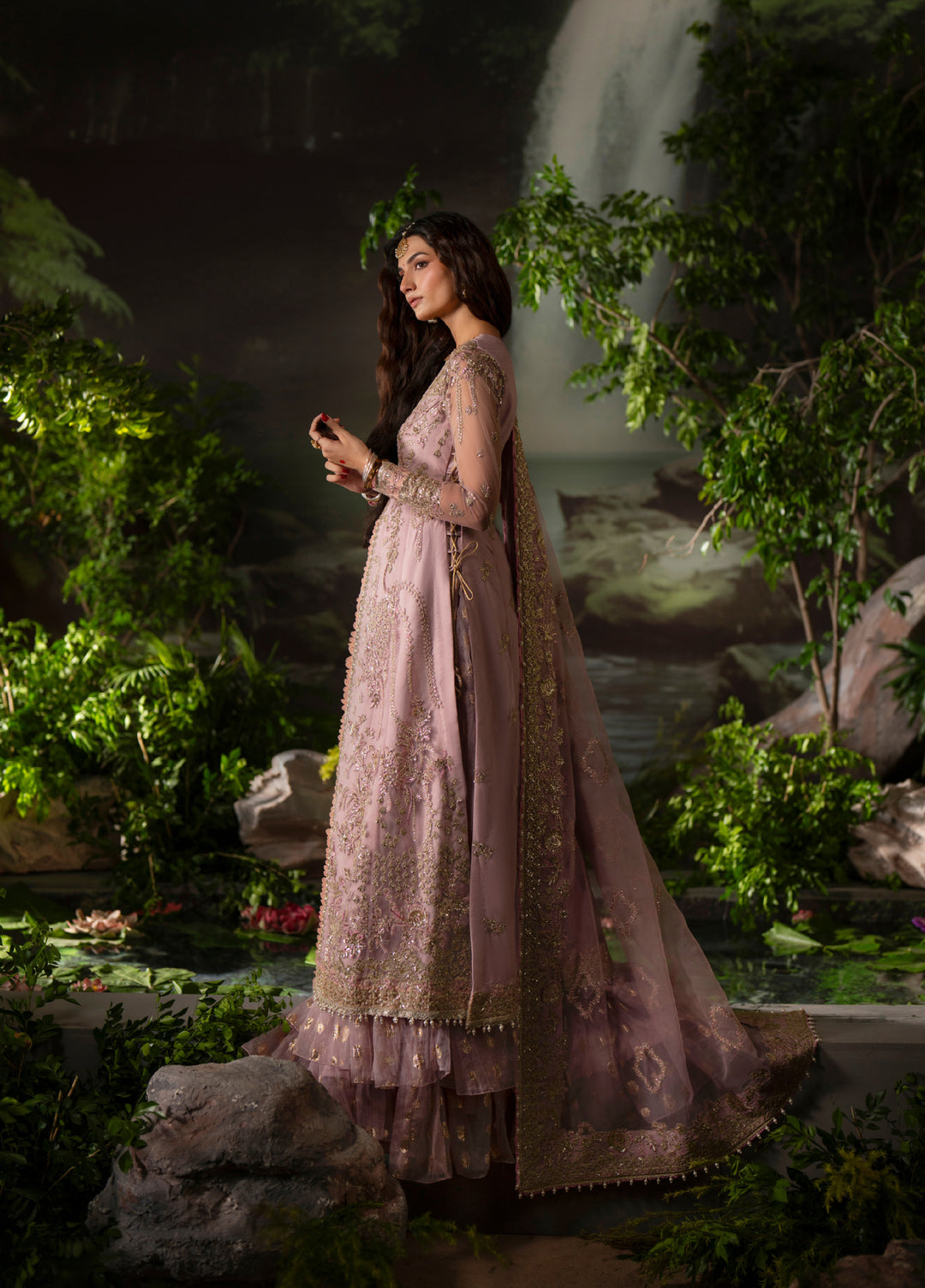 Dastan E Ishq by Ajr Festive Embroidered Organza 3 Piece Suits