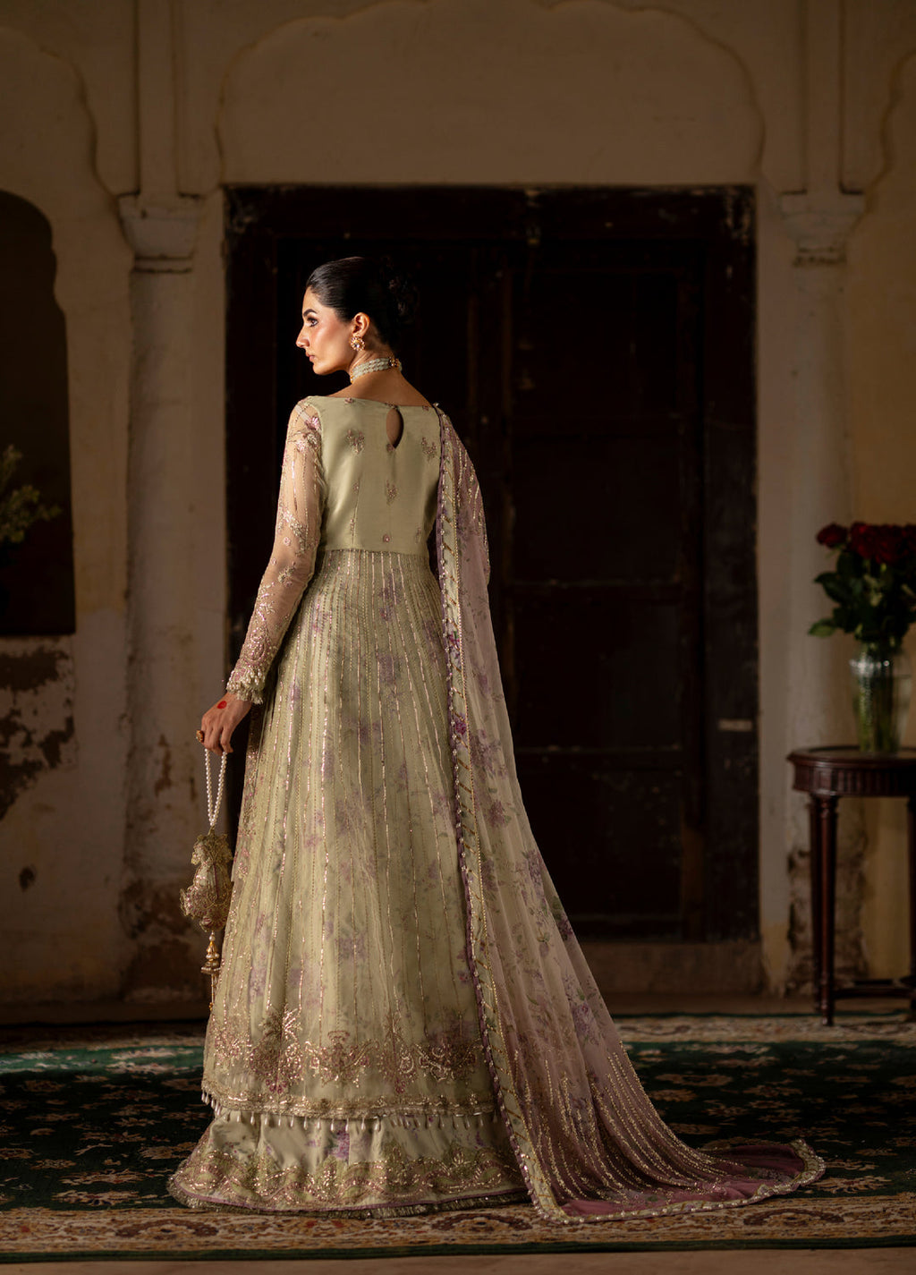 Dastan E Ishq by Ajr Festive Embroidered  Net 3 Piece Suits