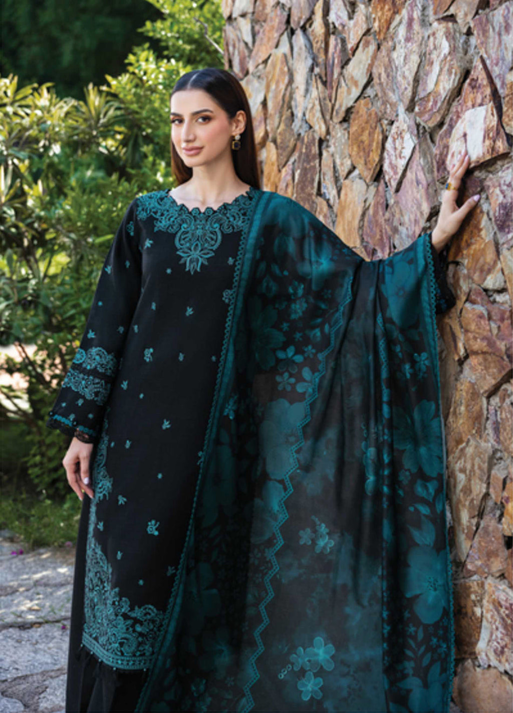 Eminence by Farasha Embroidered Khaddar Suits 3 Piece