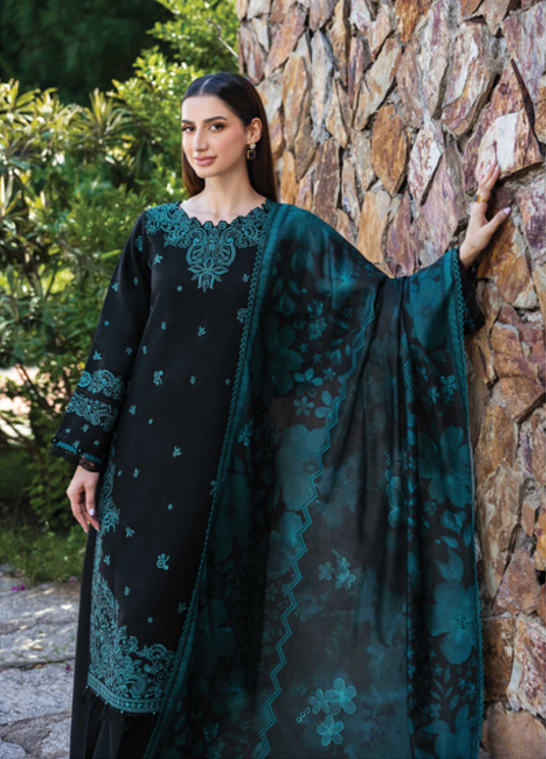 Eminence by Farasha Embroidered Khaddar Suits 3 Piece