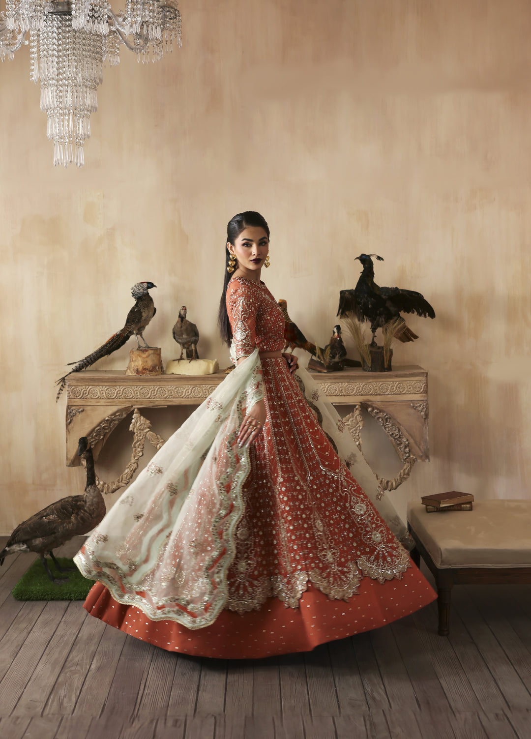 Jahanara by Zarposh Embroidered Organza Suits Unstitched 3 Piece