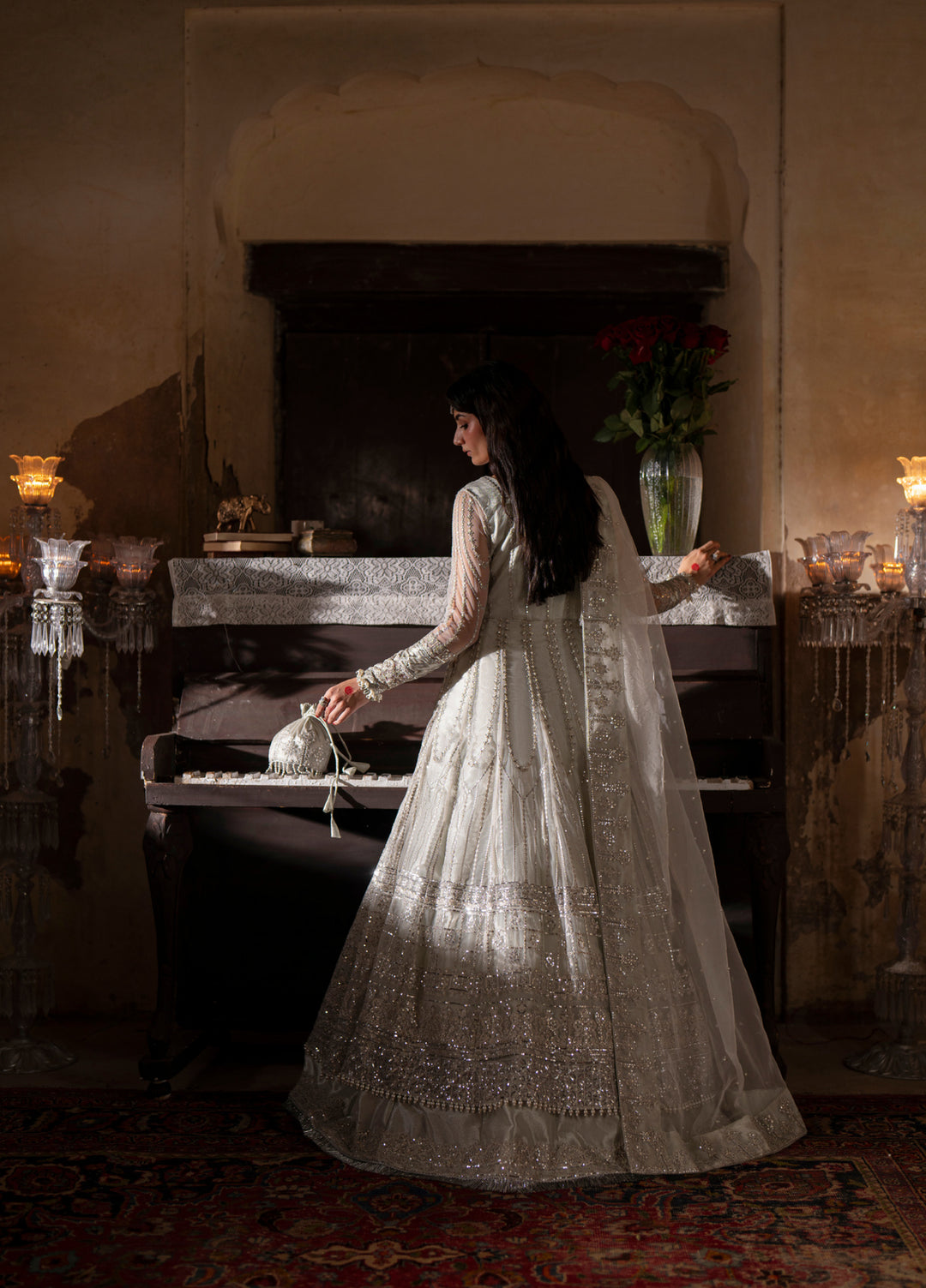 Dastan E Ishq by Ajr Festive Embroidered Net 3 Piece Suits