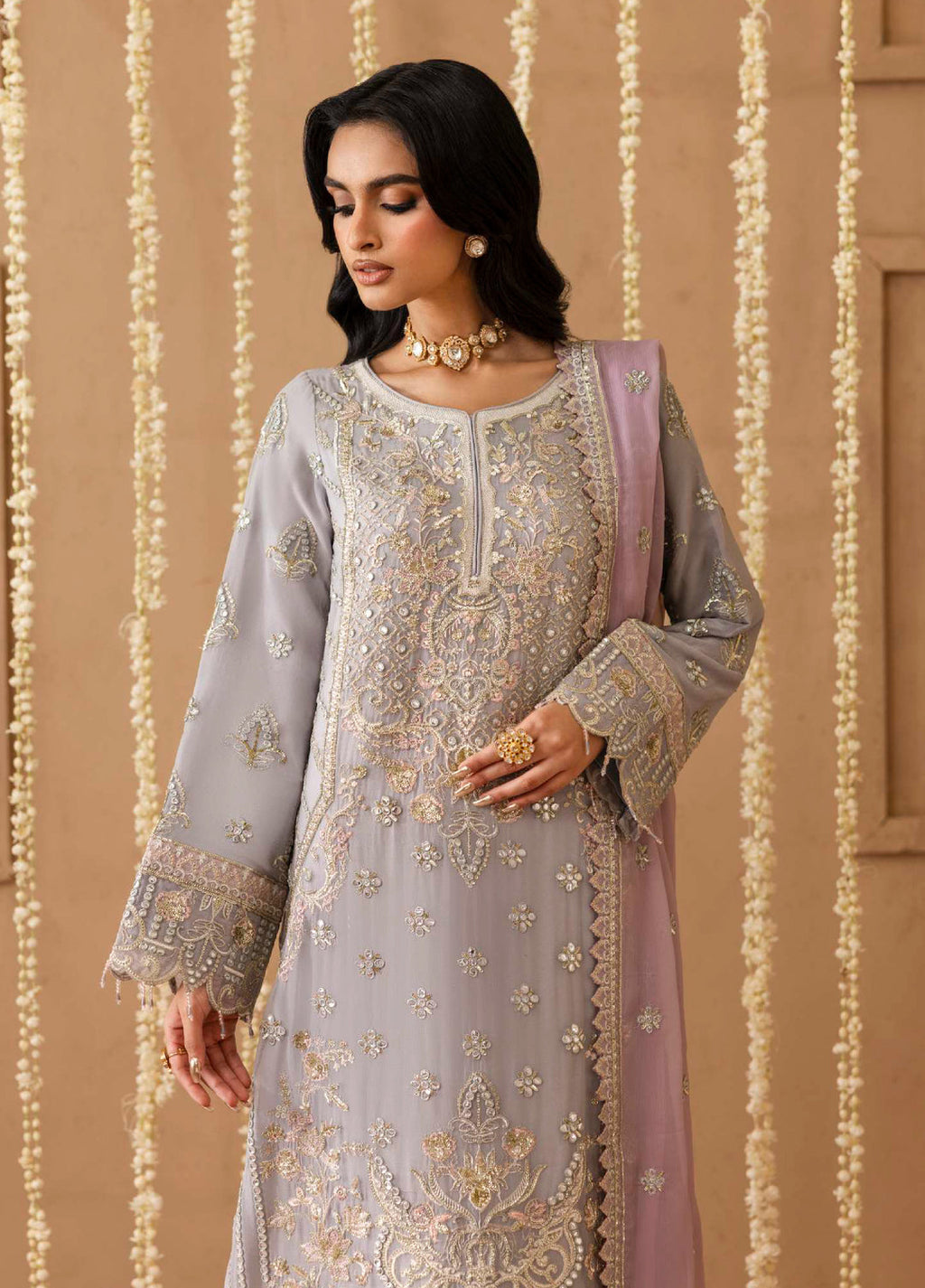 Shehrzadi by Emaan Adeel  Embroidered Chiffon 3 piece
