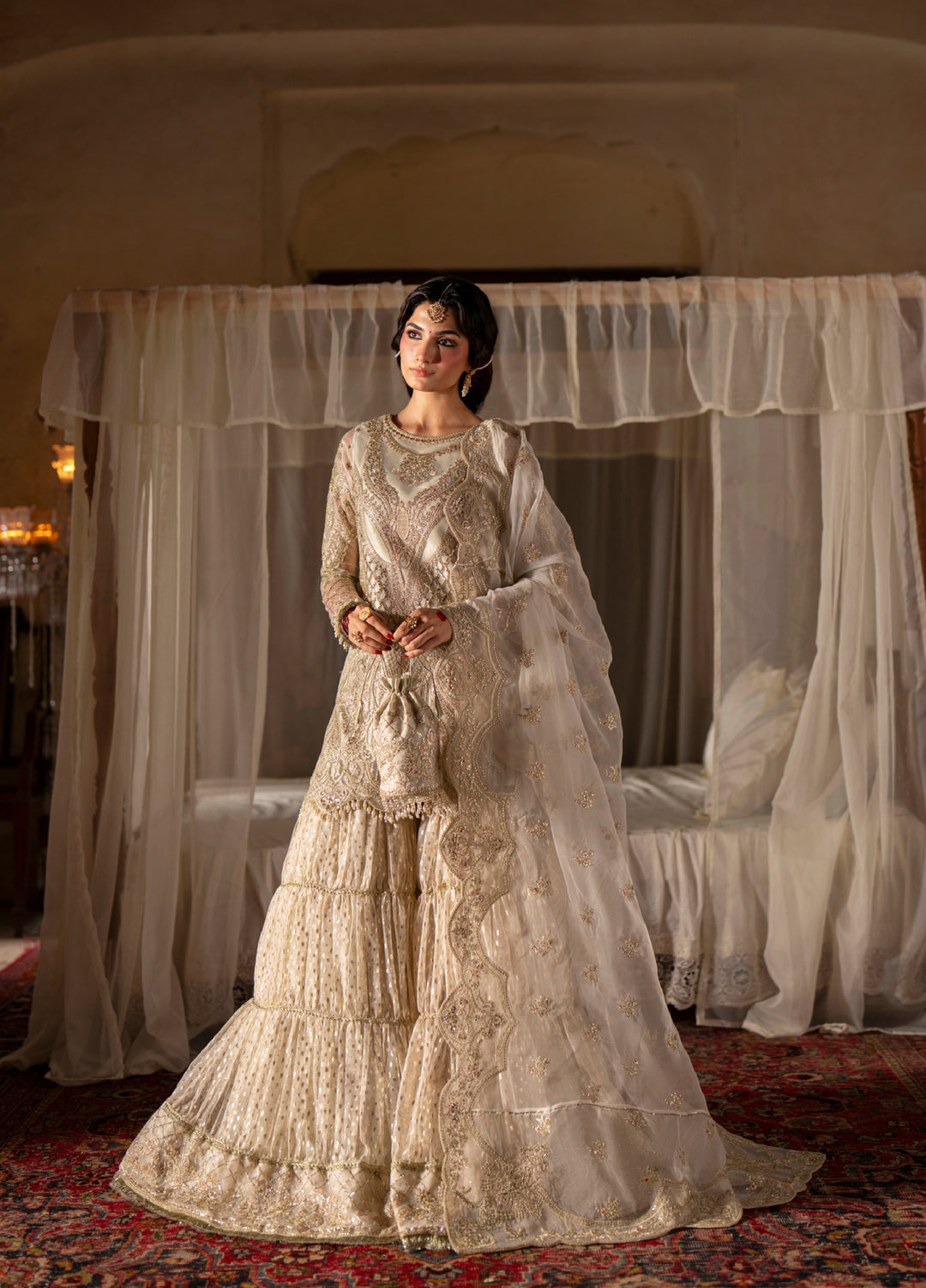 Dastan E Ishq by Ajr Festive Embroidered Organza 3 Piece Suits