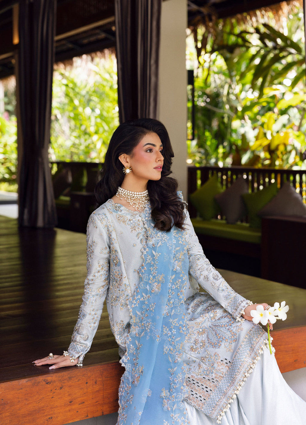 CSaira Rizwan  Tissue Embroidered Suits 3 Piece