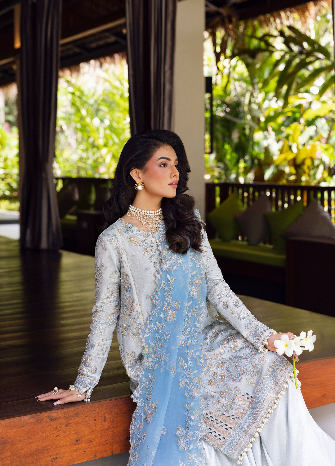 CSaira Rizwan  Tissue Embroidered Suits 3 Piece