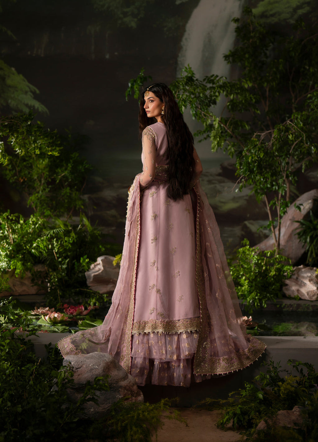 Dastan E Ishq by Ajr Festive Embroidered Organza 3 Piece Suits